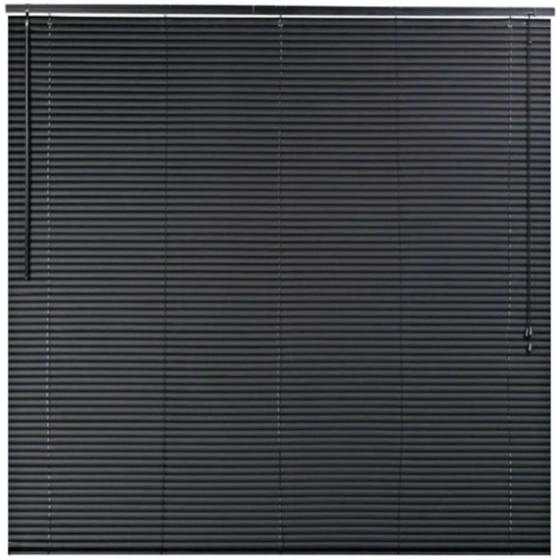 Persiana de PVC Premier 120x160x2,5cm Preto Conthey - Evolux Imagem de Persiana de PVC Premier 120x160x2,5cm Preto Conthey