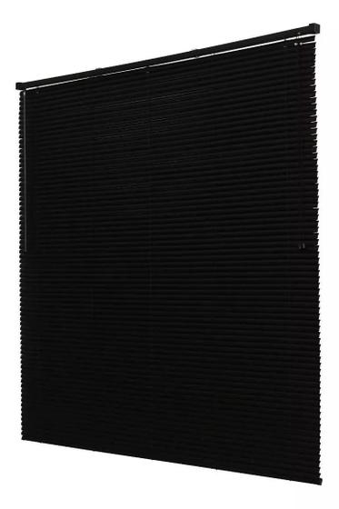 Persiana Horizontal De Pvc Evolux 1,40 X 1,30m Sofisticada Preta Menor preço em Persiana Horizontal De Pvc Evolux 1,40 X 1,30m Sofisticada Preta