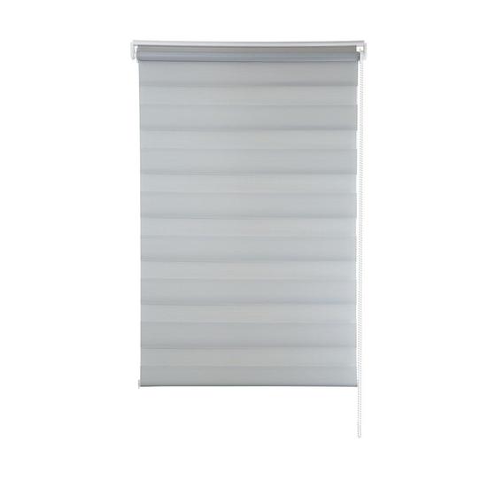 Persiana Rolô Zebra Dupla 1,60m x 1,60m Cinza Menor preço em Persiana Rolô Zebra Dupla 1,60m x 1,60m Cinza