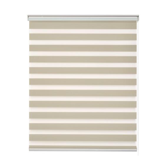 Imagem de Persiana Rolo Zebra Standard 1,60 X 2,20 Bege, Branco, Cinza, Preto, Bege Mescla, Castor