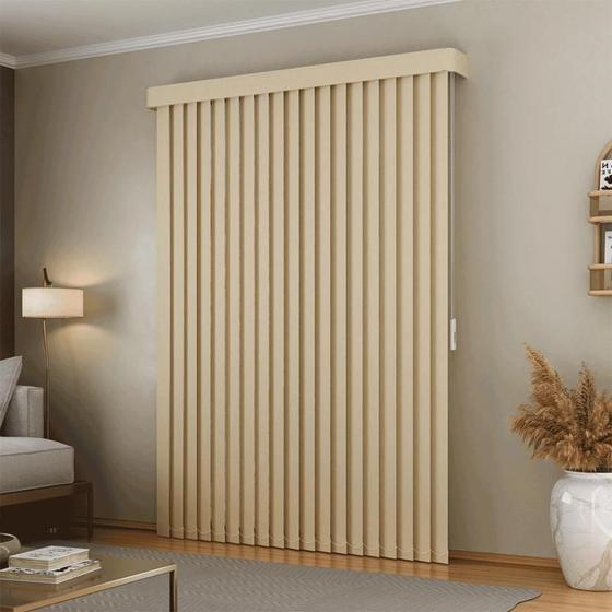 Imagem de Persiana vertical blackout com bandô kit 02 1,20 x 1,30 (2,40x1,30) - Cores