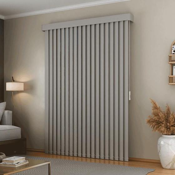 Imagem de Persiana vertical blackout com bandô kit 02 1,30 x 2,20 (2,60x2,20) - Cores