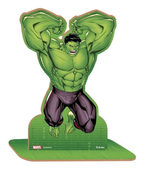 Imagem de Personagem Em M D F Tamanho P - Incrível Hulk Avengers - Festcolor