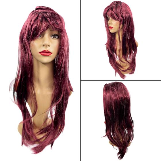 Imagem de Peruca  De Carnaval Wig Varias Cores Festas Cosplay Premium