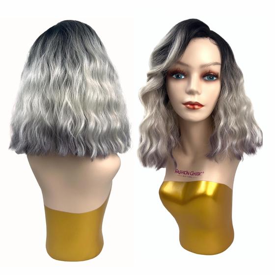 Imagem de Peruca Lace Wig Fibra Organica Premium Levemente Ondulada