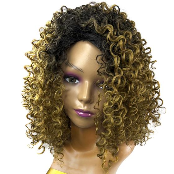 Imagem de Peruca Modelo Georgia Wig Cabelo Cacheado Afro Ajustável