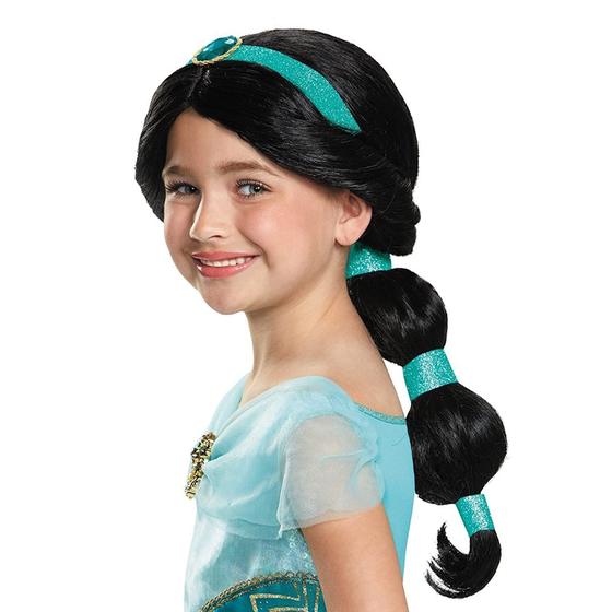 Imagem de Peruca Oficial Disney Princesa Jasmine para Meninas