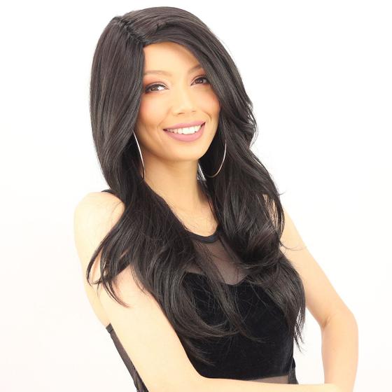 Imagem de Peruca Wig Lisa Yaki - Fibra Premium- 50cm-JULENE