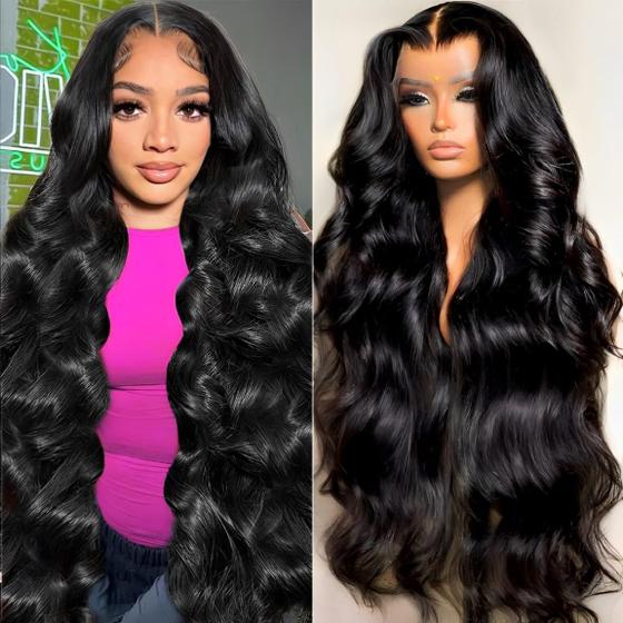 Imagem de Perucas frontais de renda sobreflexionam 30 cm Body Wave 200 Density HD Lace