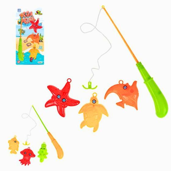 Imagem de Pesca Peixe com Vara e 3 Peixes