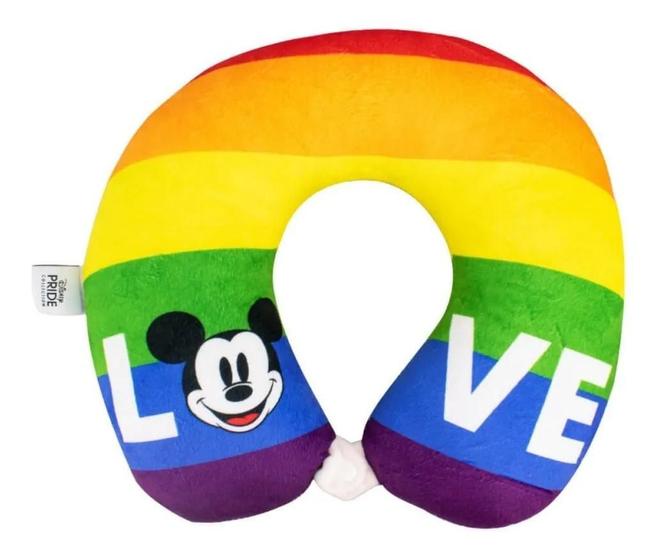 Imagem de Pescoceira Love Mickey Arco-Íris 29x8x30cm - Disney
