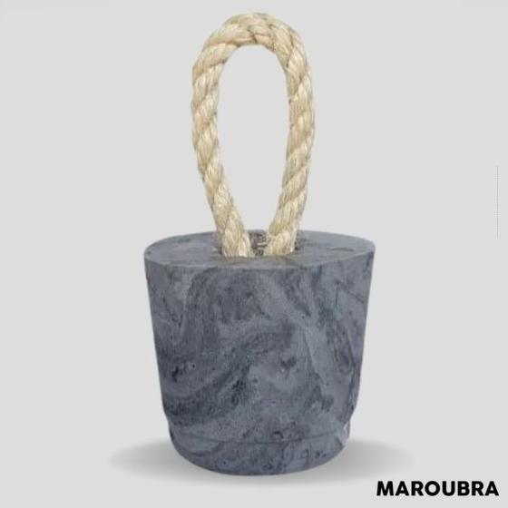 Imagem de Peso de porta cinza marmorizado 3kg