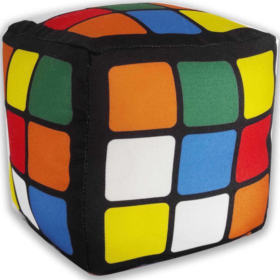 Imagem de Peso de Porta Cubo Mágico Retrô Decoração Geek