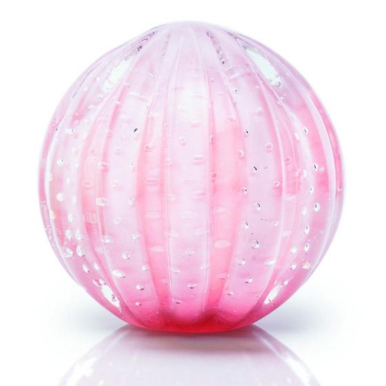 Imagem de Peso Em Cristal Murano Rosa - São Marcos 15Cm