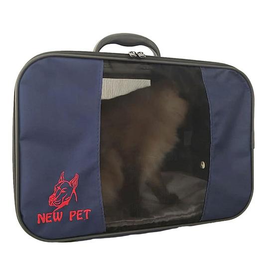 Imagem de Pet Bolsa Mala Viagem Caixa Transporte Para Gato Cachorro Pets Segura e Diferente rf15
