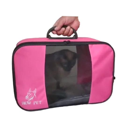 Imagem de Pet Bolsa Mala Viagem Caixa Transporte Para Gato Cachorro Pets Segura e Diferente rf15