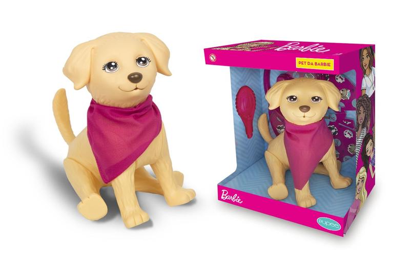 Imagem de Pet Cachorro amarelo da Barbie Veterinária com acessórios 1250 Mattel Brinquedos