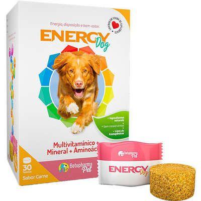 Imagem de Pet Line Energy Dog Sabor Carne 30 Tabletes 210g - Botupharma