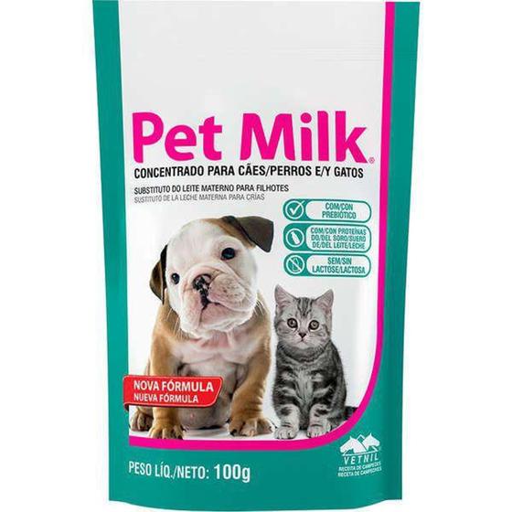 Imagem de Pet Milk Leite P/ Gatos Cães Filhote - Vetnil