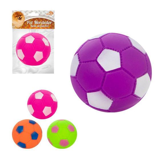 Imagem de Pet Mordedor Bola De Futebol 7cm - Art Pet