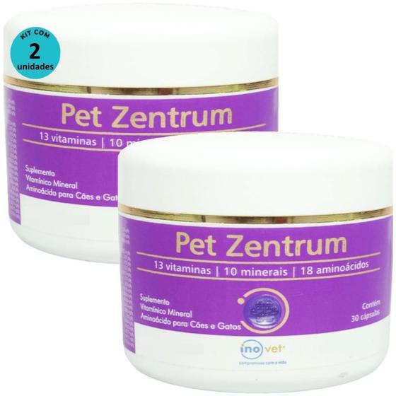 Imagem de Pet Zentrum Suplemento Cães E Gatos Com 30 Cápsulas Kit 2