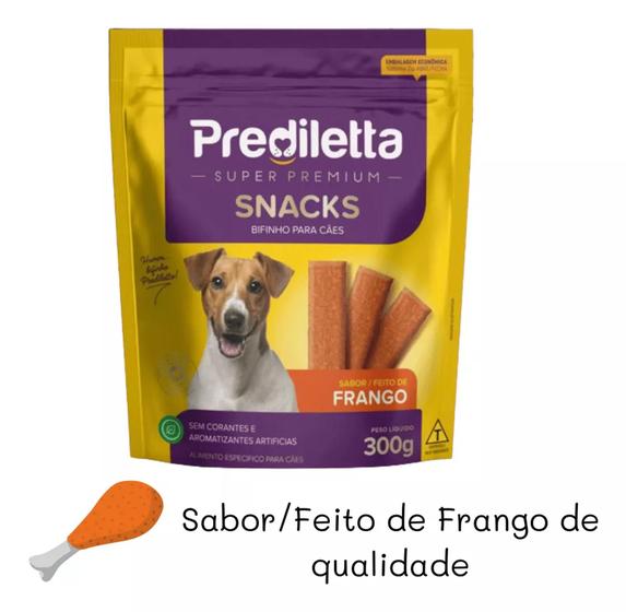 Imagem de Petisco Bifinho sabor Frango para Cães 300g Prediletta Pet