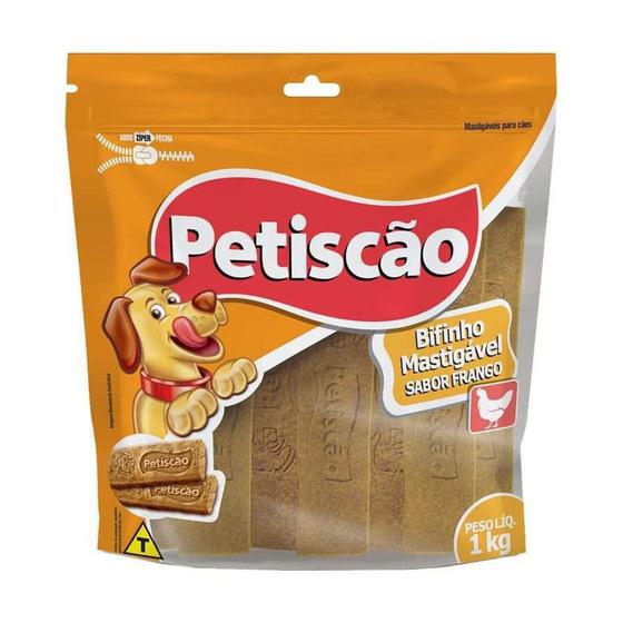 Imagem de Petisco Bifinho Snacks Retriver Tablete Sabor Frango - Petiscão