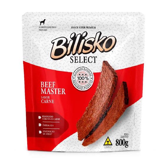 Imagem de Petisco Bilisko Bifinho Sabor Carne Para Cães / Cachorros - 800g