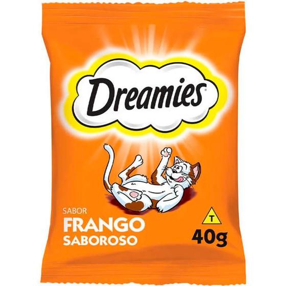 Imagem de Petisco Dreamies Frango Para Gatos Adultos 40 Gr
