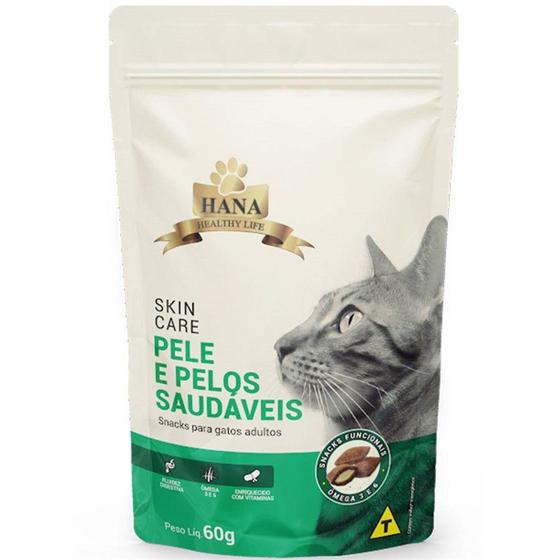 Imagem de Petisco Funcional Hana Snacks Skin Care para Gatos 60 G - 1 UN