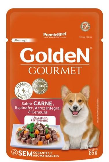 Imagem de Petisco Golden Gourmet Cães Adt. Prt. Pequeno 85g