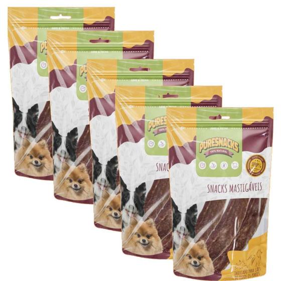 Imagem de Petisco Natural Cachorro Snacks Puresnacks Filezinho 5 Pct