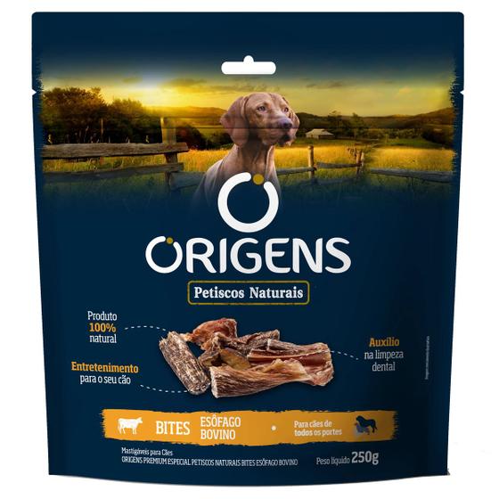 Imagem de Petisco Natural Origens Bites de Esôfago 250g 100% Natural