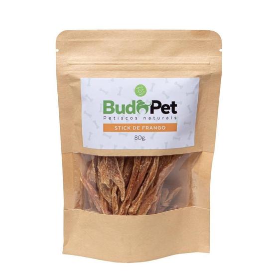 Imagem de Petisco Natural Para Cães E Gatos Budopet Stick Frango 80G