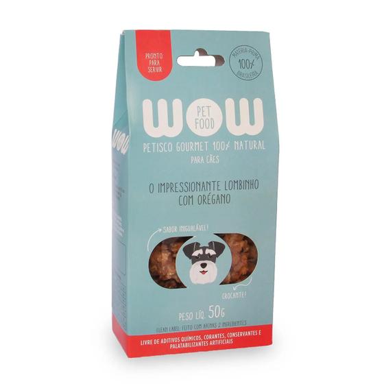 Imagem de Petisco natural para cães sabor lombinho com orégano WOW Pet Food