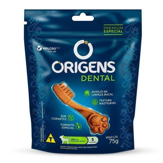 Imagem de Petisco Origens Dental Para Cães Adultos Porte Pequeno 75G