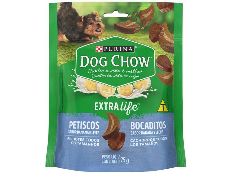 Imagem de Petisco para Cachorro Adulto Dog Chow - Banana e Leite 75g