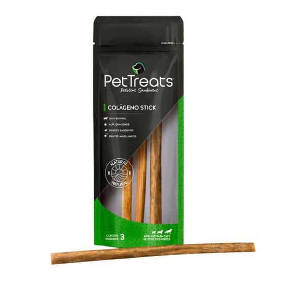 Imagem de Petisco para Cachorro Natural 3un Colágeno Stick PetTreats