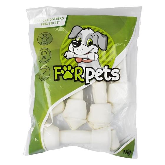 Imagem de Petisco Para Cachorro Pet Osso Nó Ossinho Forpets 1kg