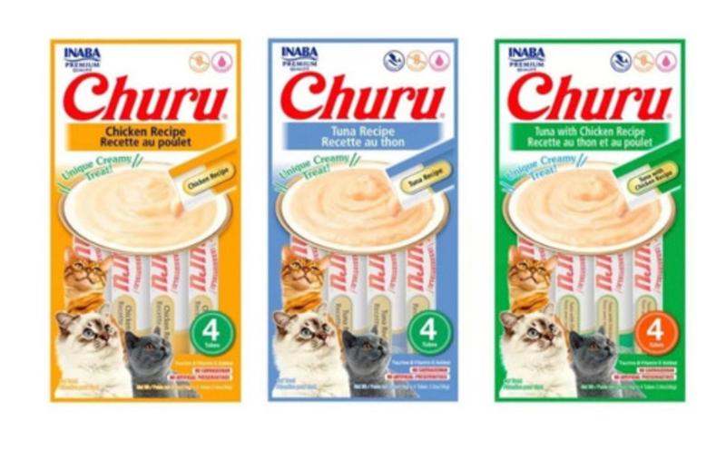 Petisco Para Gatos Kit 3 Pacotes Sabores Variados 56g- Churu Menor preço em Petisco Para Gatos Kit 3 Pacotes Sabores Variados 56g- Churu