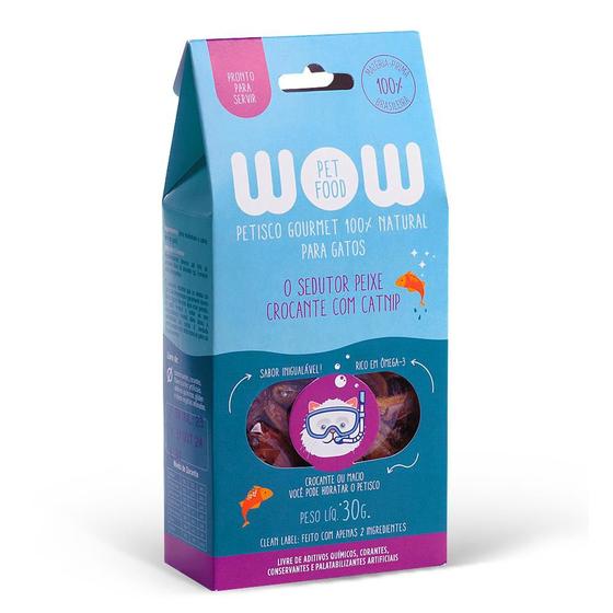 Imagem de Petisco para Gatos Sedutor peixe com catnip 30g