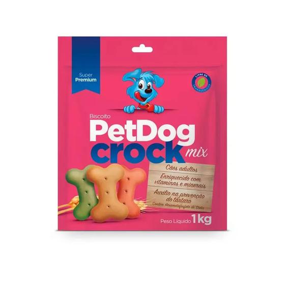 Imagem de Petisco PETDOG CROCK MIX 1KG