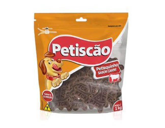 Imagem de Petisco Petisquinho Cães Carne 1Kg