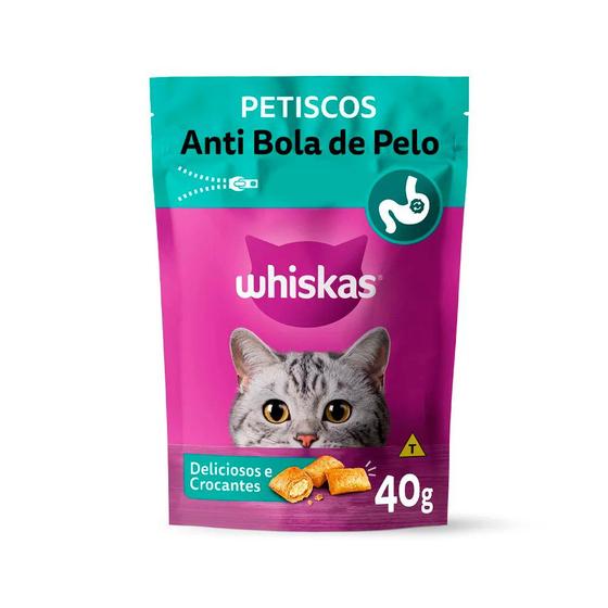 Imagem de Petisco Whiskas Temptations Anti Bola de Pelo para Gatos Adultos
