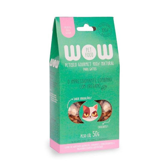 Imagem de Petisco Wow Pet Food Gourmet Lombinho com Orégano para Gatos 50 g