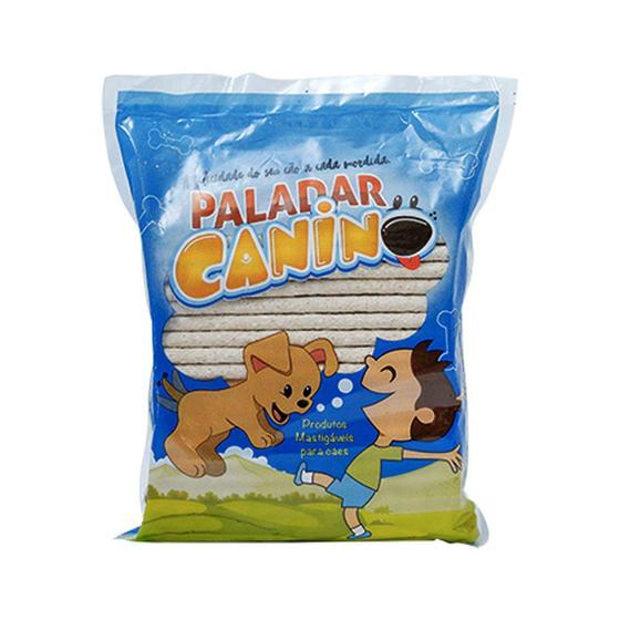 Imagem de Petiscos Cachorro PALITO RÍGIDO NATURAL 8MM 1 kg - Paladar Canino - Petiscão