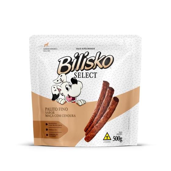 Imagem de Petiscos Palito Fino Bilisko Select Maça com Cenoura 500g