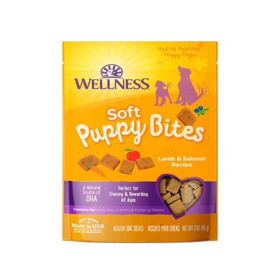 Imagem de Petiscos para Cachorros Wellness Soft Puppy Bites - Cordeiro e Salmão - 85g