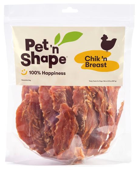 Imagem de Petiscos para Cães Pet 'n Shape Chik 'n Breast Jerky - 0,9kg