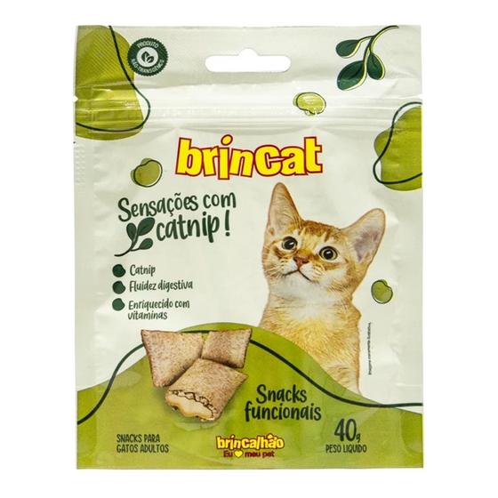 Imagem de Petiscos para Gato Snacks Funcionais Brincat 40G 01 Unidade